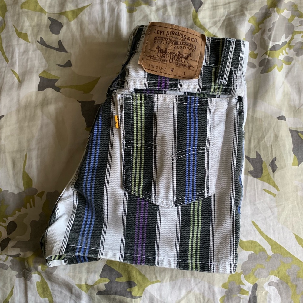 LEVIS / striped denim - Picture 4 of 5